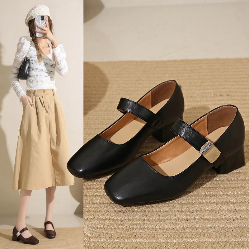 Metal Design Fashion Soft Imitation Leather Girls  Heels Club Party Wedding Shoe High Heel Shoes
