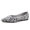 Summer Ladies Footwear Sequins Pointed Toe Women's Flat Shoes Quick Delivery Y2k 39 Comfortable Elegant Dress Shoe On Promotion