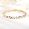 Yousheng Women Bracelet, Sparkling Cubic Zirconia Inlaid Bracelet with Claw-Setting Technology, Adjustable Chain Wristband for Jewelry