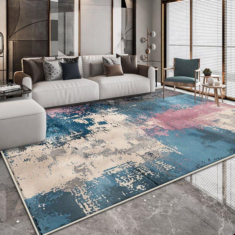 Easy Clean Abstract Carpets Living Room Decoration Large Area Non-slip Rugs Nordic Style Bedroom Decor Floor Mat 