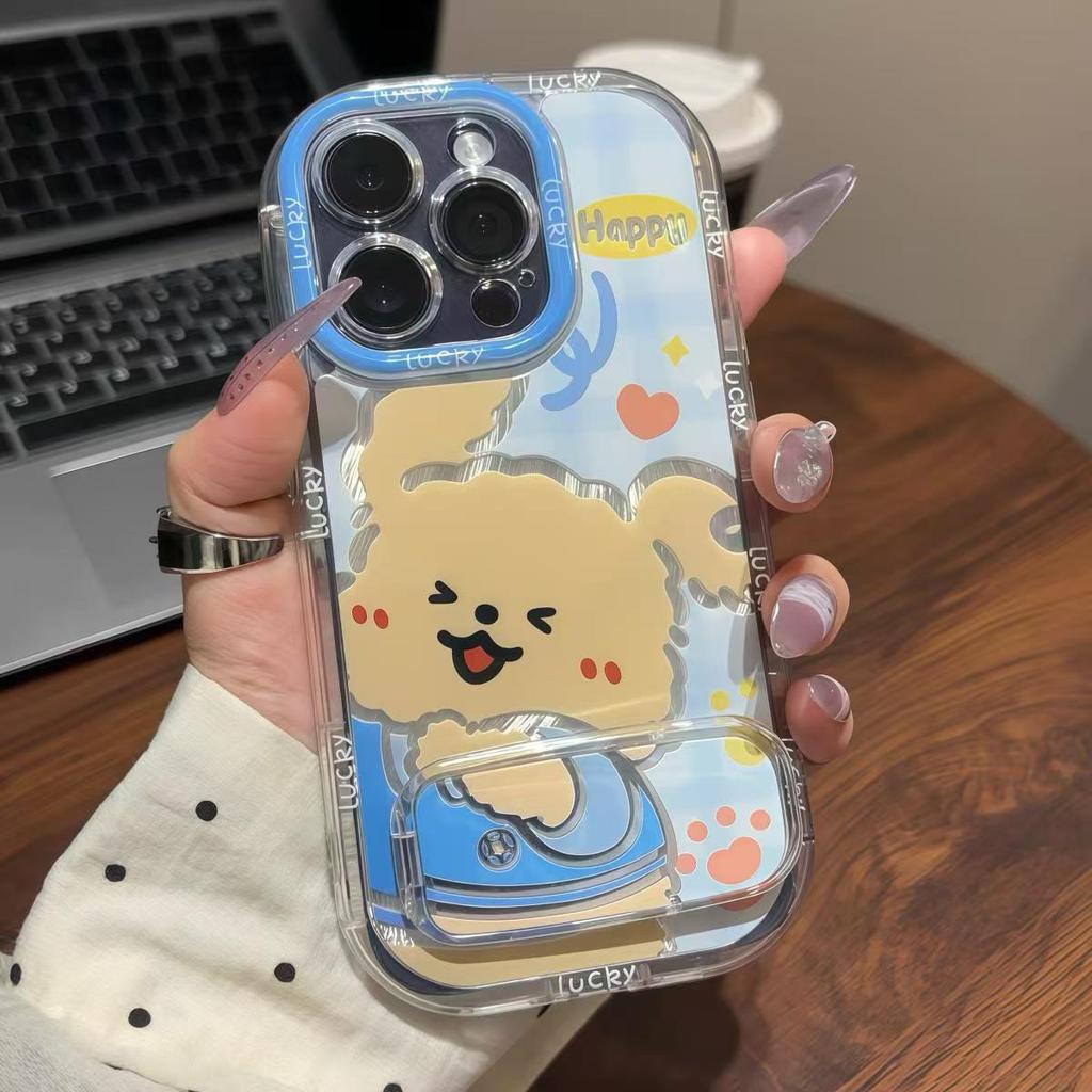 Sticker Puppy Is Suitable for Apple 15iphone16promax Mobile Phone Case 12/13PRO Huawei All-inclusive Anti-drop.