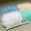 Color 8-10 Cm Ostrich Hair Cloth Edge Clothing Cuffs Hem Ostrich Feather Strips Cloth With Accessories Lace
