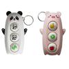 Press Decompression Toys Panda Face Changing Doll Panda Pig Cartoon Keychain  Kids Playing Supplies