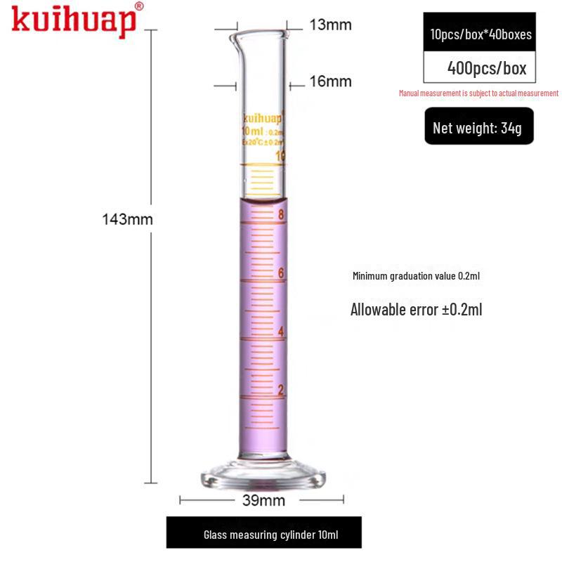 Glass and Plastic Graduated Cylinders (10ml-1000ml)