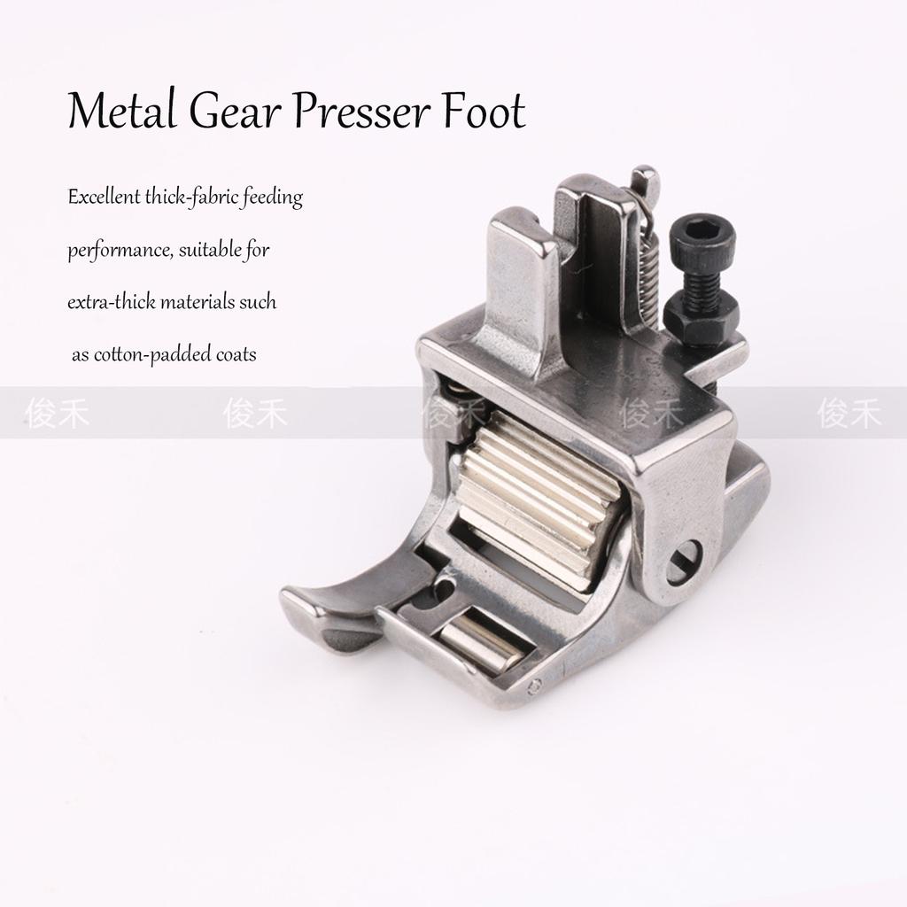 Lockstitch Machine Roller Presser Foot for Pant Cuff Hemming Anti-Twist Anti-Wrinkle Smooth Sewing Roller Presser Foot Sewing Ac