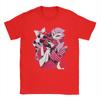 Men's T-Shirts Helluva-Boss Cartoon Leisure 100% Cotton Tee Shirt Short Sleeve T Shirts Crewneck Tops Plus Size