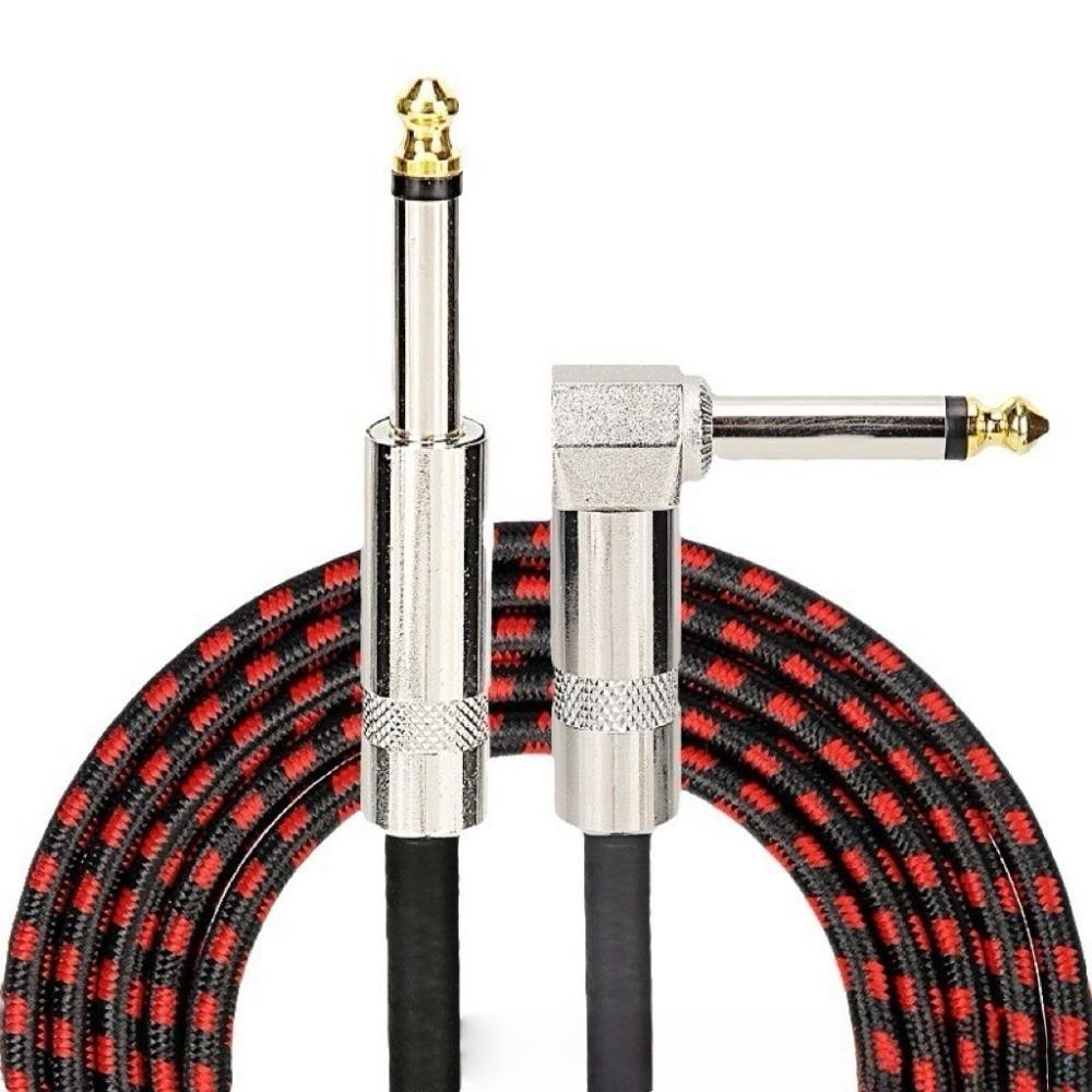 Metal Head 6.35mm Audio Cable Mono Cable Noise Reduction Cable  Live Performance