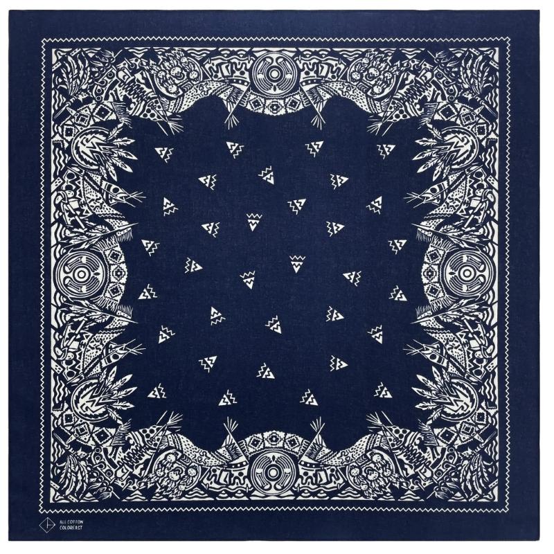 Bandana Stampa 55x55cm Bandane Fiori Western Sciarpa da Collo alla Moda Foulard per Capelli Street Dance Copricapo Hiphop