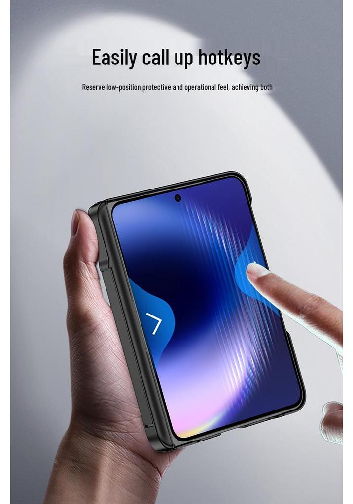 Huawei PuraXMax Case: Transforms into Magnetic Collector's Edition for PuraXMax 17, Double Axis Foldable Design.