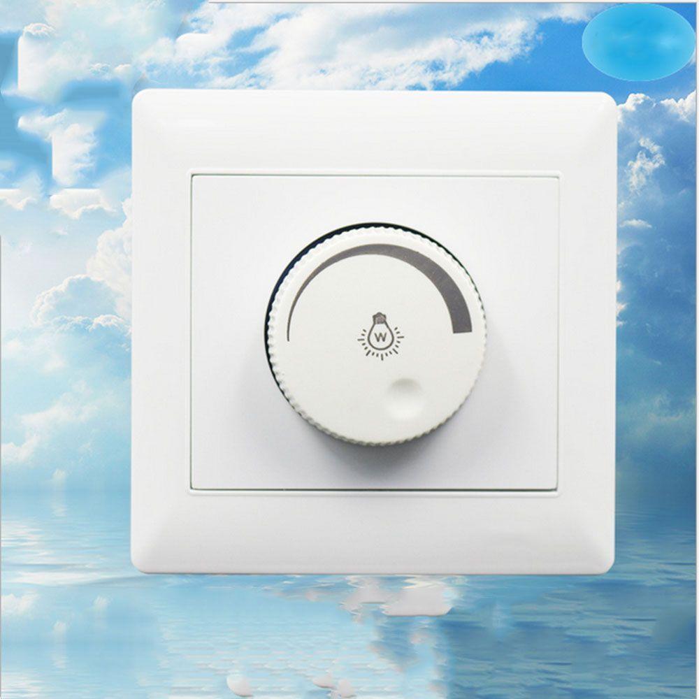 220V Durable Professional White Lamp Light Switch Dimmer Brightness Controller For Filament Lamp