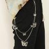 Creative Mix and Match Tassel Pants Chain Personality Three-dimensional Hollow Butterfly Hip-hop Belt