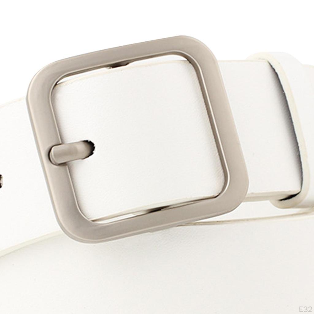 Chic Faux Leather Belt for Women - Stylish Waistband Skirts and Denim