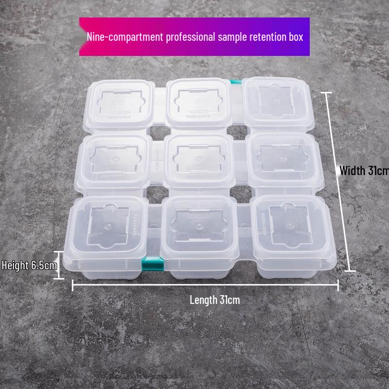 Small Plastic Food Sample Storage and Tasting Box