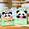 2026 Year Cartoon Panda Desktop Mini Desk Calendar Clock In Program Student Rewards Creative Gifts June 2025-December 2026