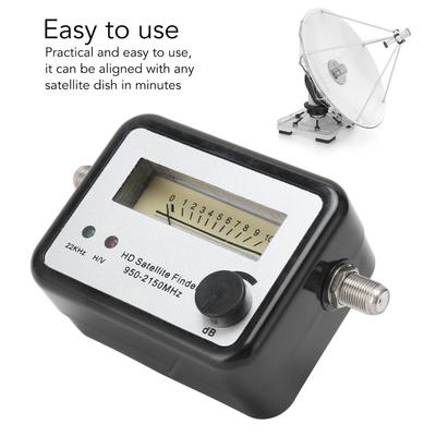 Digital Satellite Signal Finder 950‑2150MHZ TV Antenna Signal Strength Meter with LCD Display for