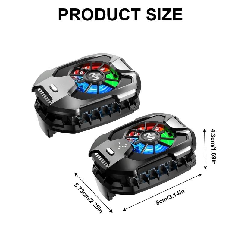 Quiet Fast Cooling Rapid Temperature Reduction Radiator High Conductivity Suitable For Live Streaming and Gaming Phones