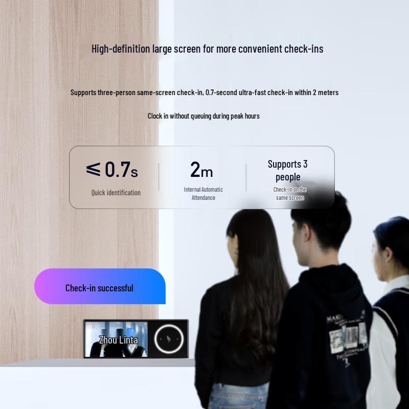 DingTalk Smart Attendance Machine - M1Yultra CN plug (adapter included)