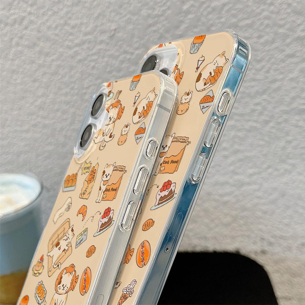 Painted Phone Case for iPhone 12 13 15 16 iPhone 16 12 13 14 15 Pro  14 15 16 Pro Max Coverage Shockproof Anti-Fingerprint Fresh Style Protective Case