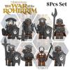 Kt1033 Magic Lord Mini Figure Series Powerful Orc Xp254-261 Children's Educational Building Toy