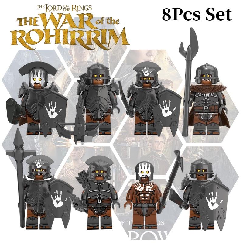 Kt1033 Magic Lord Mini Figure Series Powerful Orc Xp254-261 Children's Educational Building Toy