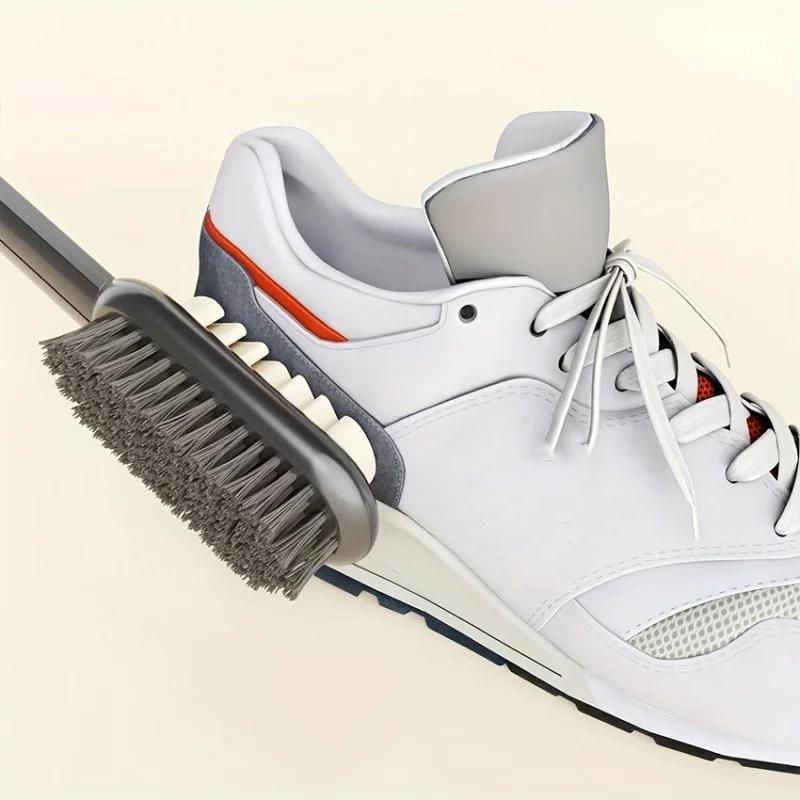 Double-Sided Shoes Cleaning Brush for Suede Nubuck Boots Bags Stain Dust Brush Leather Clothing Care Cleaner White Rubber Eraser