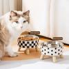 Stainless Steel Creative Cat Bowl Non-slip Shape High Foot Dogs Puppy Feeder Feeding Food Water Elevated Raised Pet Supplies