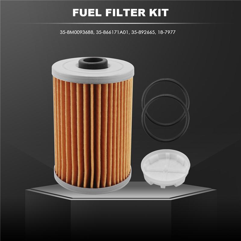 Fuel Filter Kit For Mercury Marine Quicksilver Gen 35-8M0093688, 35-866171A01, 35-892665, 18-7977
