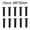 6/10Pcs Fixing Screw M5/M6 22mm/25mm Left Hand Thread For UNF Drill Chuck Shank Adapter Power Tool Replacement Accessories
