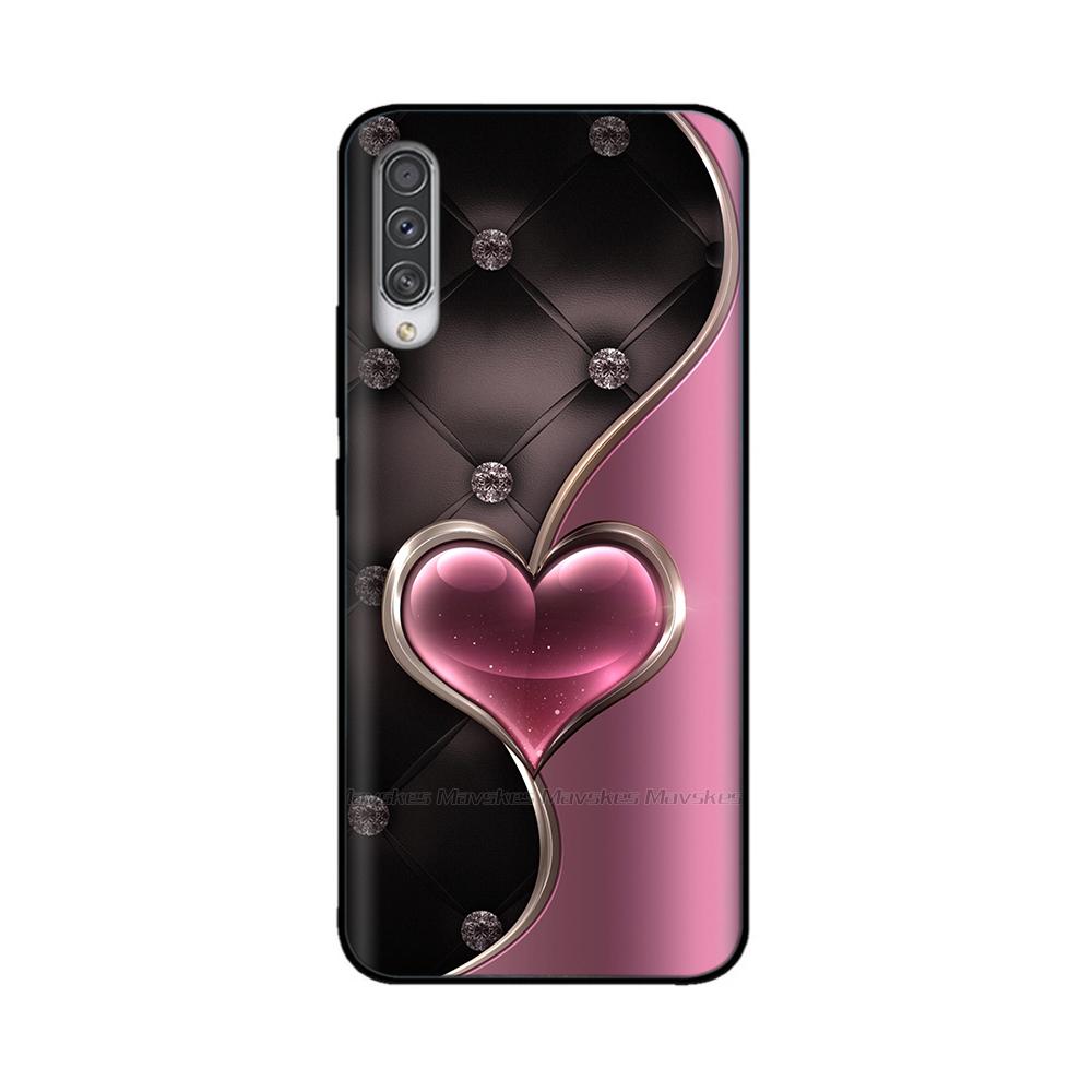 For Samsung Galaxy A50 Case Printed Cartoon Soft TPU Case Silicone Shockproof Back Cover For Samsung A50 A 50 Funny Phone Cases