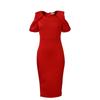 D289 2024 Summer Plus Size European and American Women's OL Temperament Commuting Dress