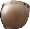 On the Bubble Shield Jet Motorcycle Universal EXTRA Shield Bubble REVO Shield Bubble Brown [Gentle Rider's Eyes] Helmet, Retractable, Helmet, Shield,