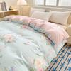 1Pc Cotton Breathable Skin-Friendly Printed Quilt Cover (Pillowcase To Be Purchased Separately) Single Double King Size Bed