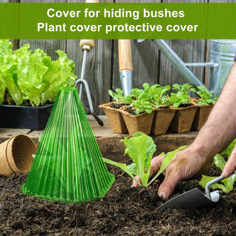 1Pcs Plant Cloche Reusable Plant Bell Cover Multifunctional Plant Cover Guard Protect Plants From Birds Slugs Frost