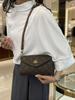 Retro Print Small Square Crossbody Bag with Custom Logo - Women's Stylish Single Shoulder Underarm Bag