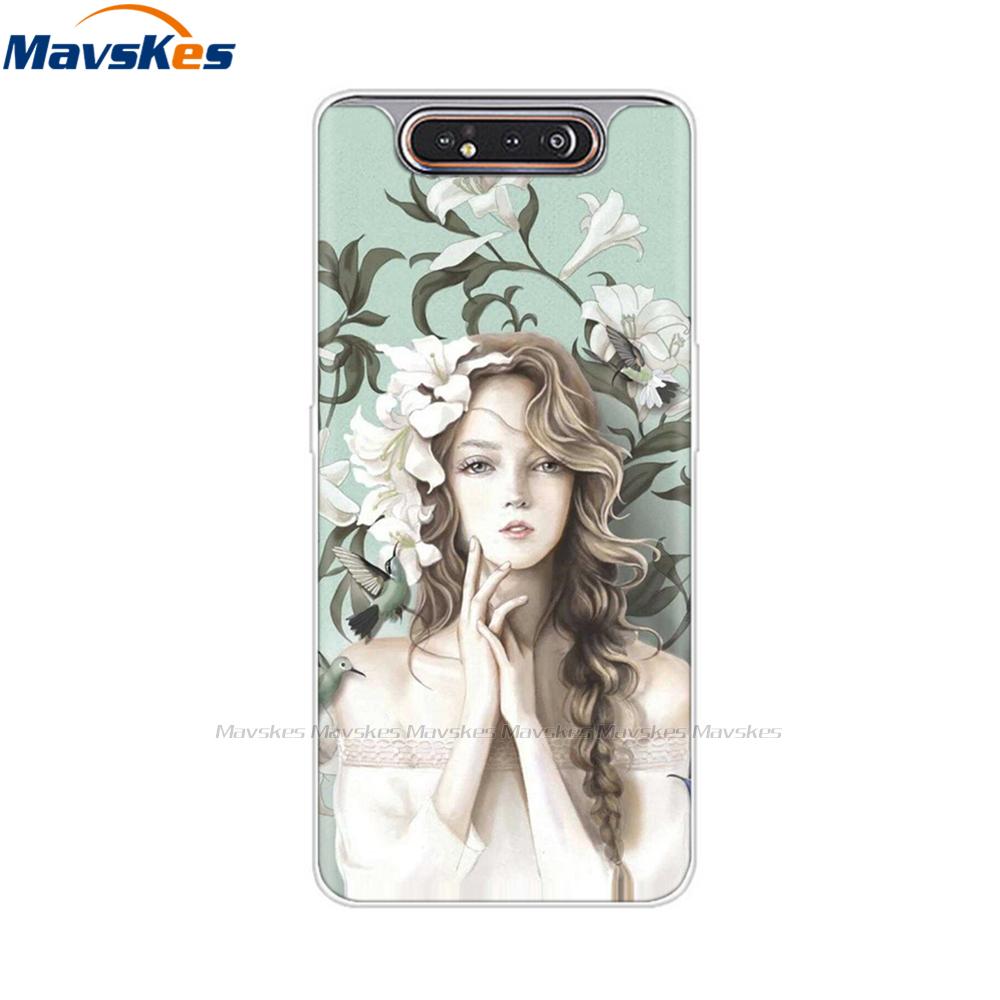 Per Samsung Galaxy A80 Custodia A805 Silicone Morbido TPU Custodia per Telefono Per Samsung A80 2019 A 80 GalaxyA80 A805F A805 SM-A805F/DS Copertura