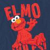Sesame Street Unisex Adult Rules Elmo Heather T-Shirt