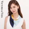 VICTORIA&VERA Mulberry Silk Printed Scarf