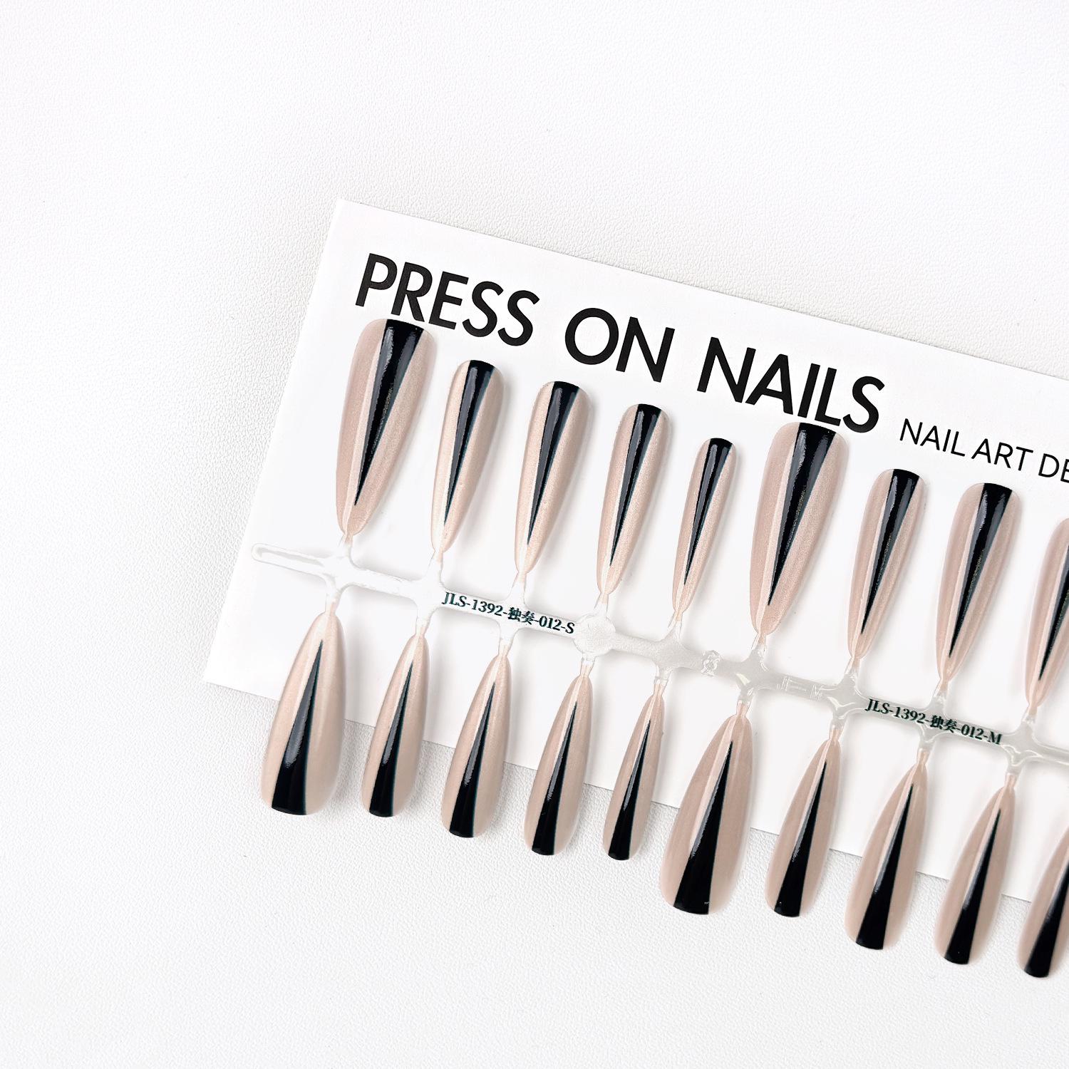 

Jiaolong Wearable Nail Patches: Mori Girl Style Handmade Pre-made Nail Art