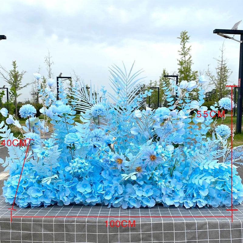 Large Artificial Wedding Flower Wall for Aisles and Hotels