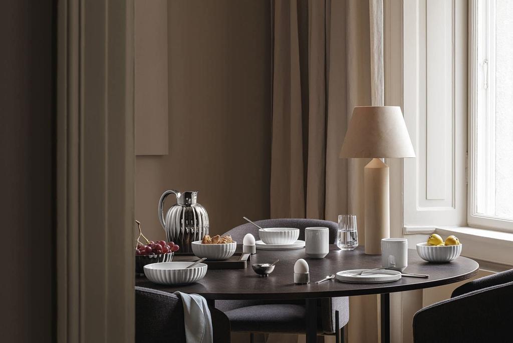 Georg Jensen Bernadotte Deep Pasta Bowl, White, Diameter: Approx. 19cm, Product Number: 10019191