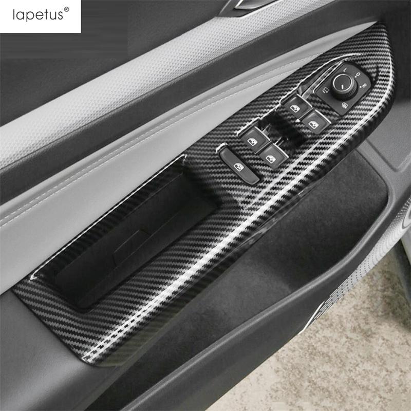 Volante / Apoio de Braço Levantador de Vidro / Saída de Ar AC / Porta-Objetos Moldura de Acabamento Acessórios Para VW Volkswagen Golf 8 MK8 - 2024