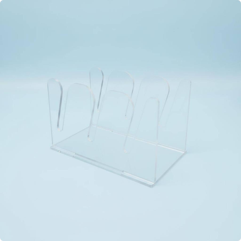 Acrylic Hat Organizer Minimalist Design Acrylic Cap Stand Baseball Cap Organizer Space-Saving Storage Item Transparent