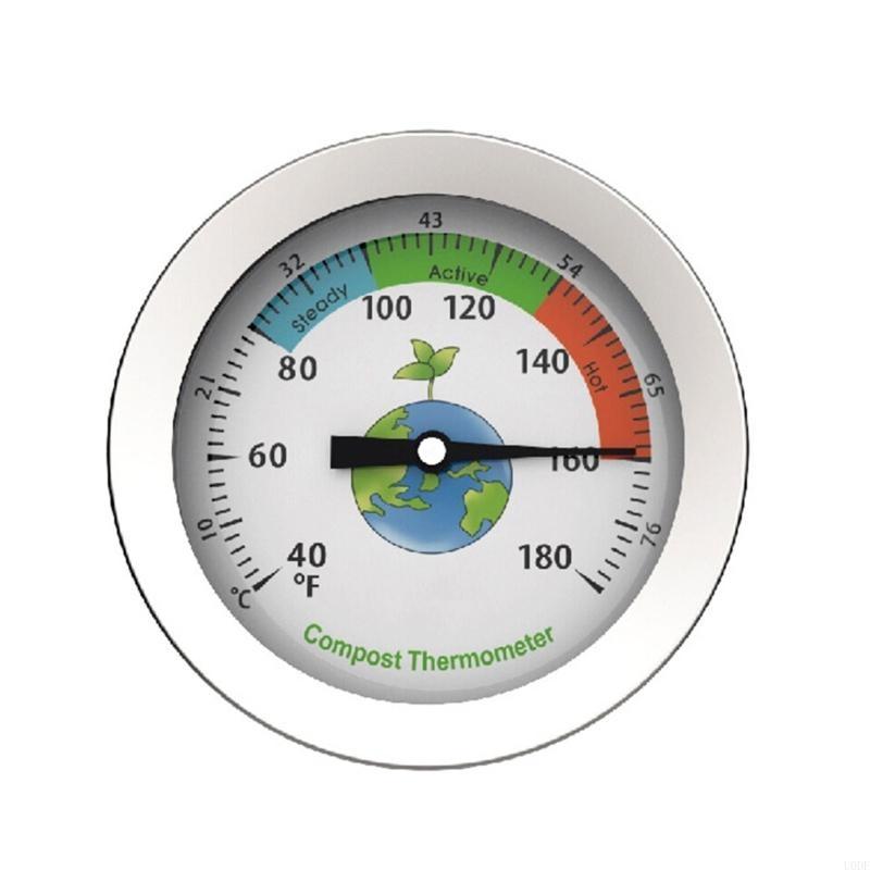 

Compost Soil Tester Meter Measuring Probe Thermometer Temperature Monitors Garde