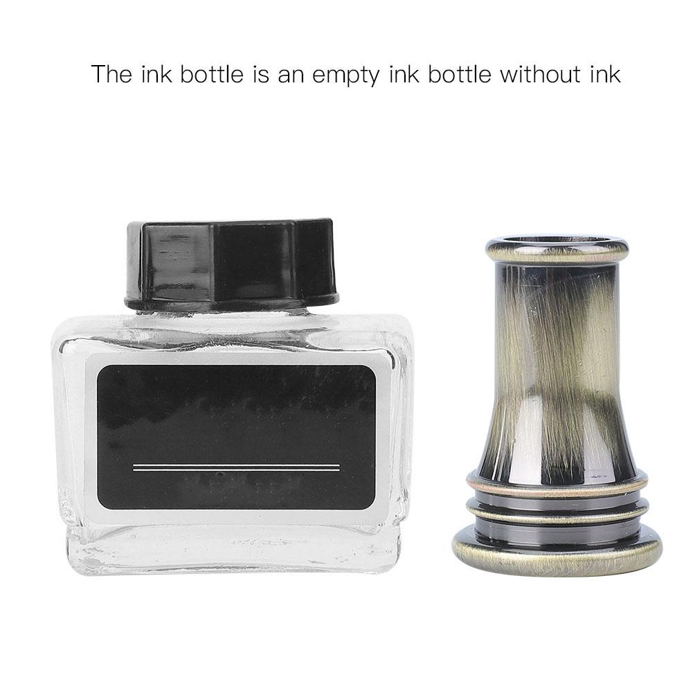 Vintage psací pero s plnicím perem Kaligrafické inkoustové pero s namáčecím perem Domácí dekorace s dárkovou krabičkou