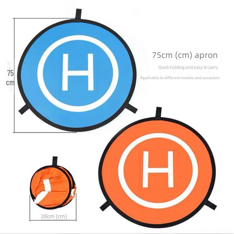 Tragbares, faltbares Drohnen-Landepad – 75 cm/55 cm, Gras-Koordinatenschürze für den Außenbereich