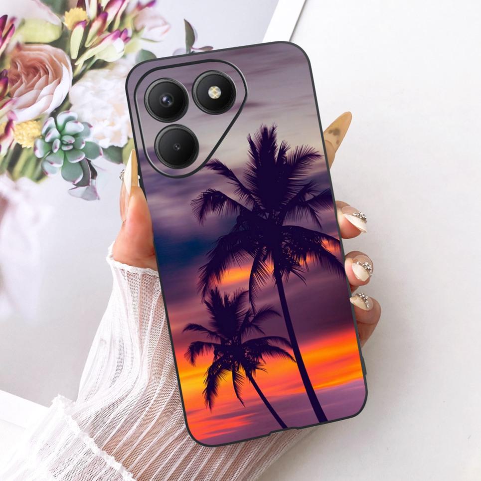 Casing For Tecno Pova 7 4G 5G LJ6 LJ7 Phone Case Pova 7 Pro Pova7 Ultra Cases Cute Cartoon Animals Dragon Lion Soft Black Cover