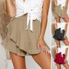 Stylish High Waist Trendy Cool Solid Color Skirt Shorts Streetwear