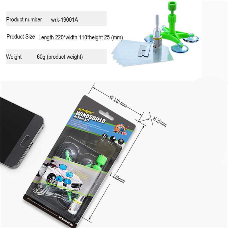 1 Set Car Windscreen Repair Tool Glass Repair Liquid Car Window Repair Tool Set