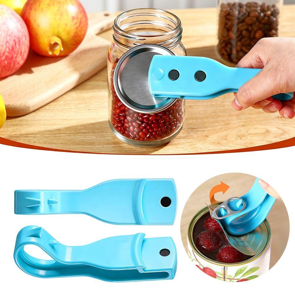 Built-in Magnets Mason Jar Opener Hook Design Vacuum Seal Remover  Daily Household Kitchen Opening