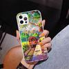 Retro Japanese Sakura Train Phone Case For iPhone 17 Air 16 Pro Max 16E 15 + 14 Plus 11 12 13 Mini 7 8 SE Gift Print Cover Funda